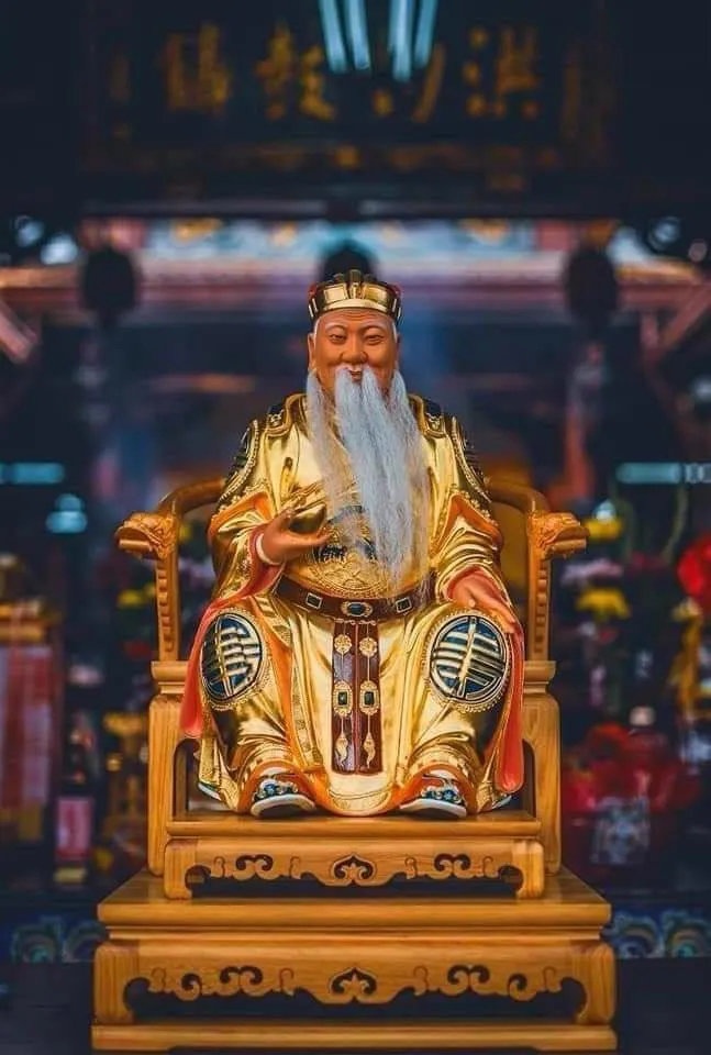 金身土地公神像